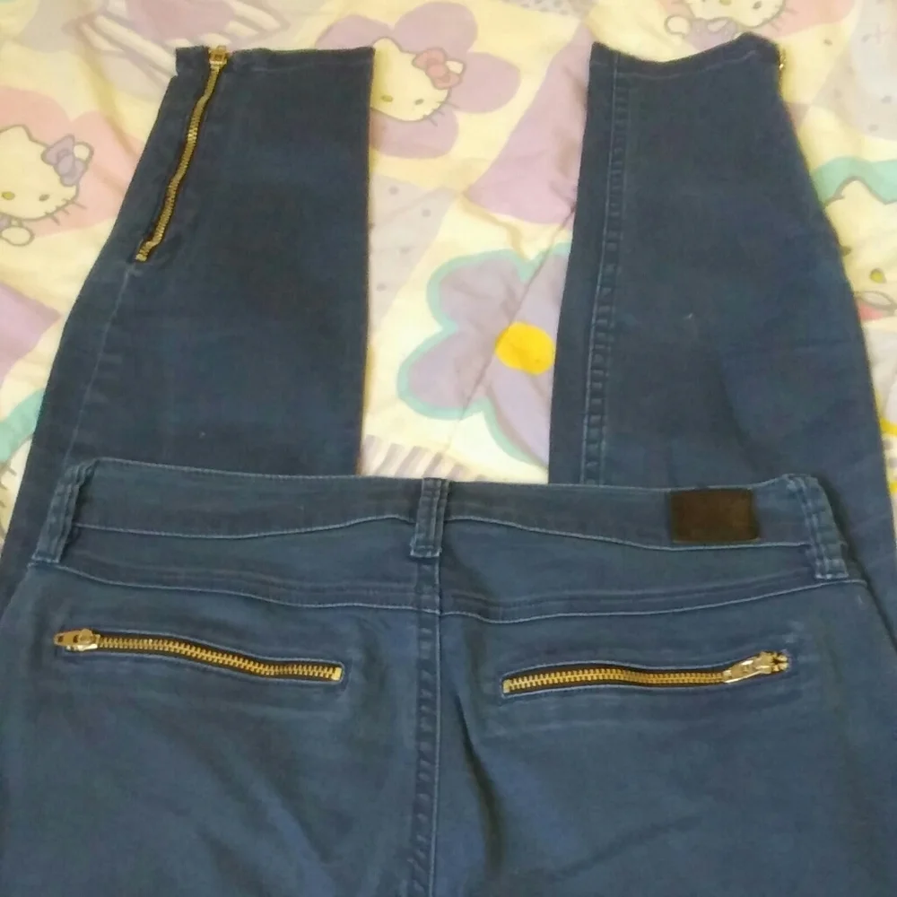 GUESS blue skinny jeans like new - Picture 3 of 4